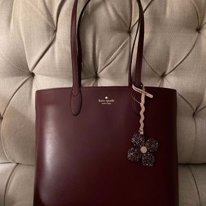 Kate Spade kerri medium tote cherrywood